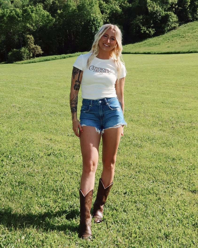 Cowboys & Tequila Baby Tee