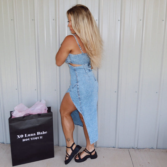 Blue Jean Baby Dress