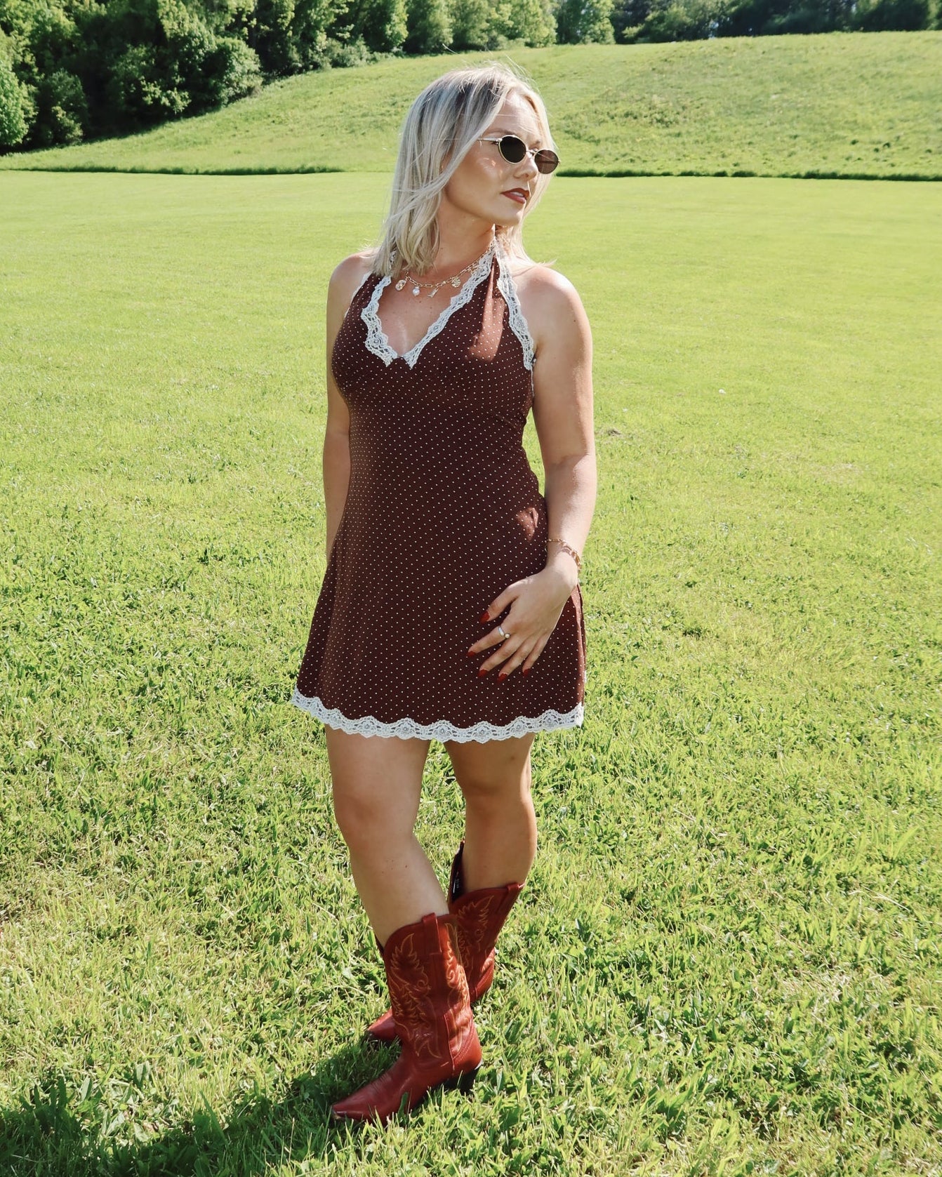 Last Call Lace Mini Dress