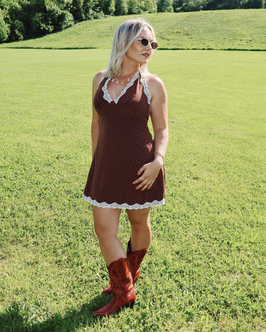 Last Call Lace Mini Dress