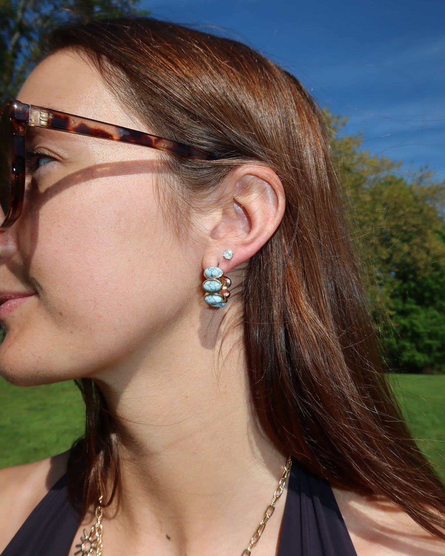 Turquoise Tennessee Drops