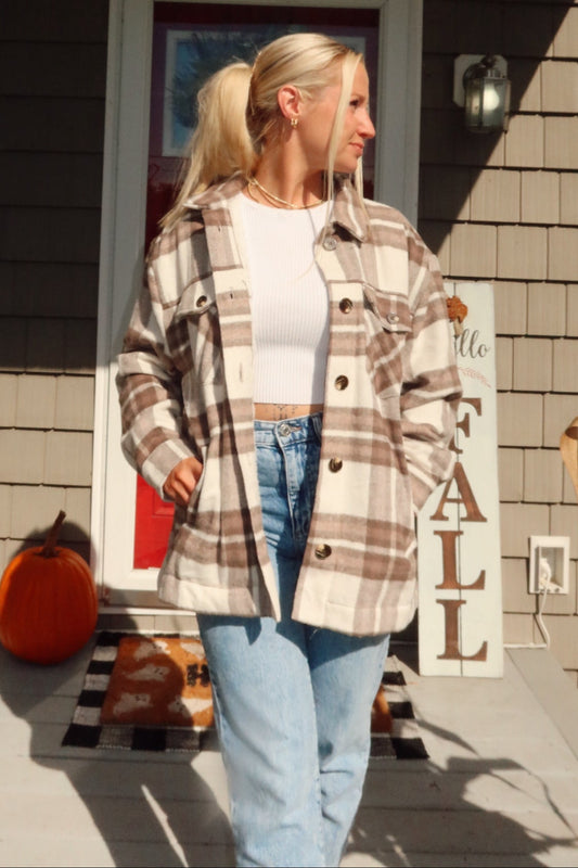 Cozy Core Plaid Jacket