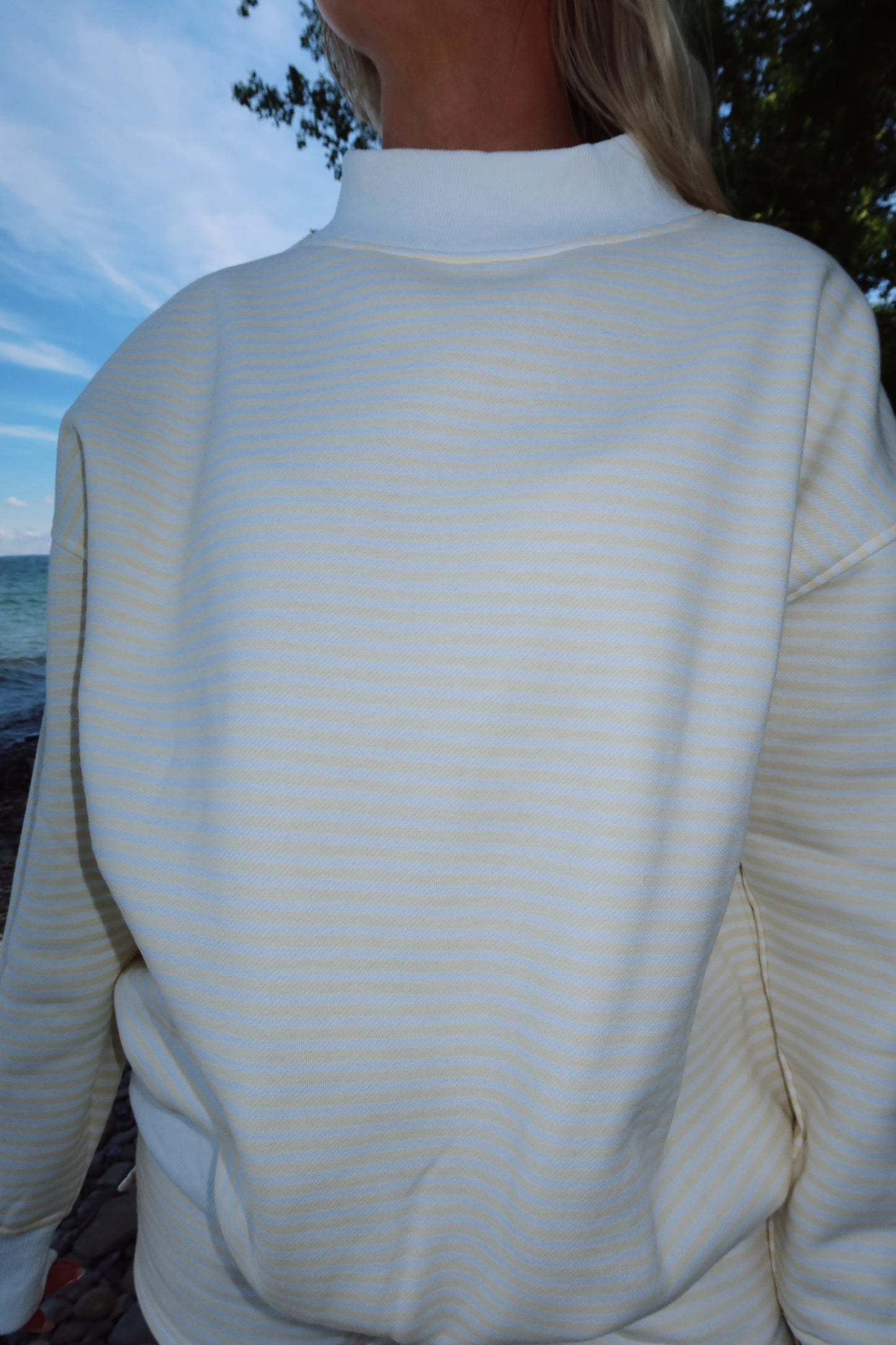 Golden Hour Mock Neck