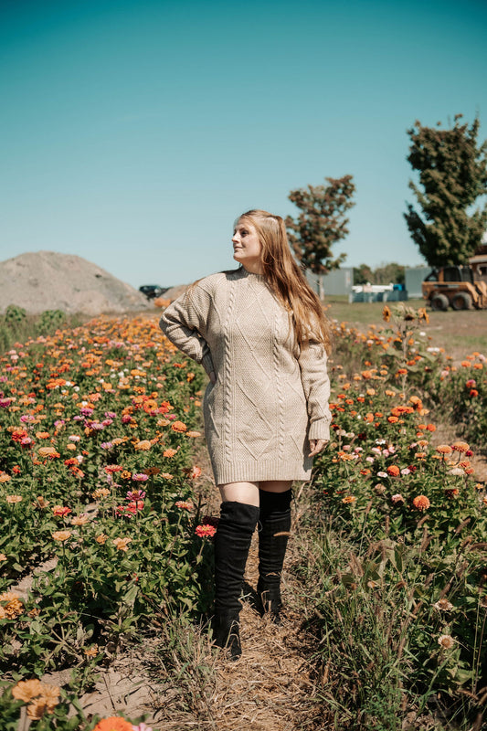 Falling for Knit Dress