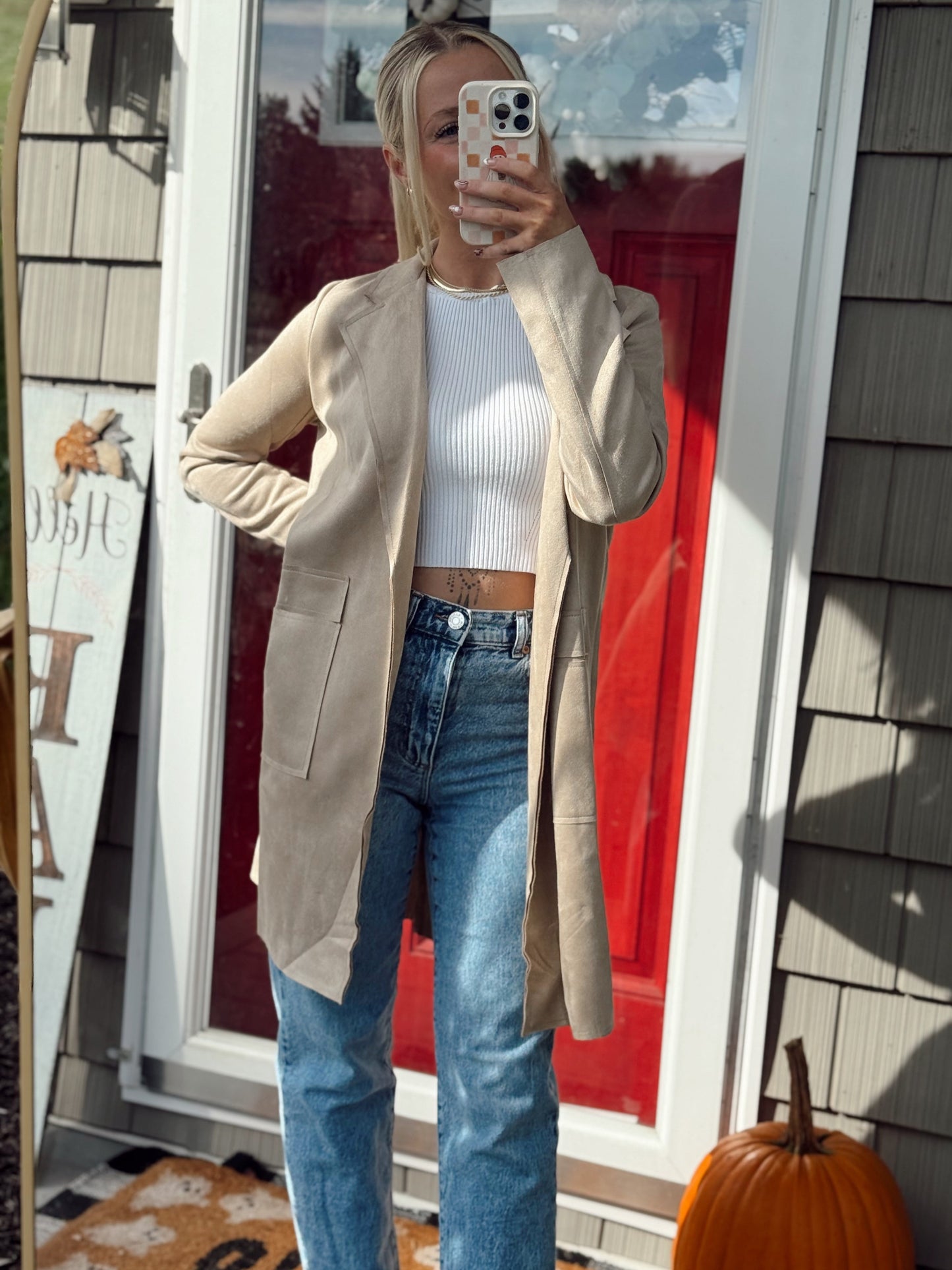 Soft Luxe Suede Jacket