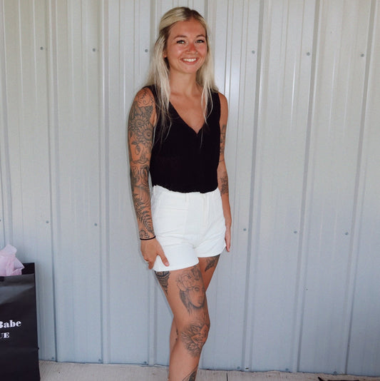 Bright Side Denim Shorts